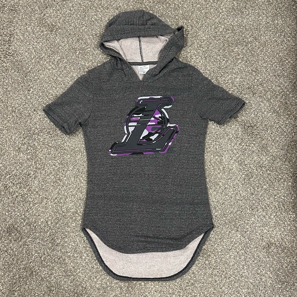 Los Angeles Lakers Majestic Threads Women's Lakers Hoodie Pullover - Medium